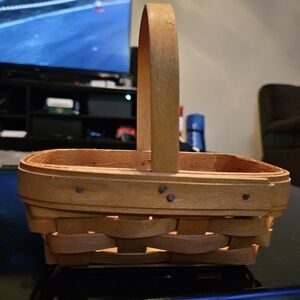 Longaberger Handwoven Basket in Warm Tan